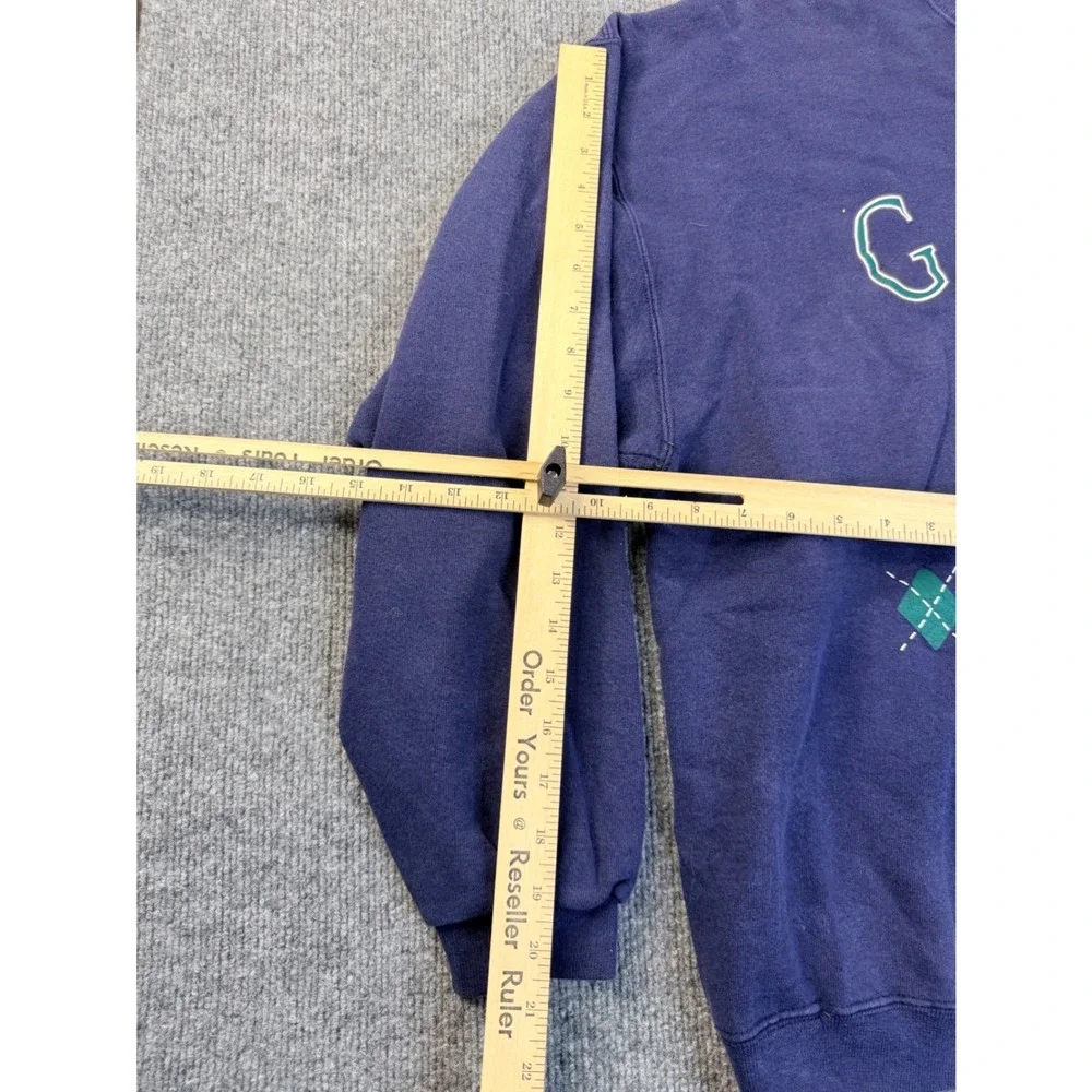 Vintage Galt Sand Golf Sweatshirt Large Navy Blue Cotton USA Crewneck Mens L